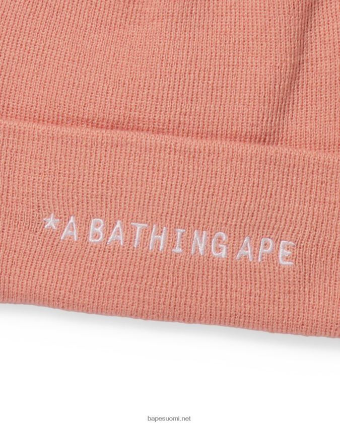 vaaleanpunainen miehet A Bathing Ape neuloa pipo 8HT2D8639