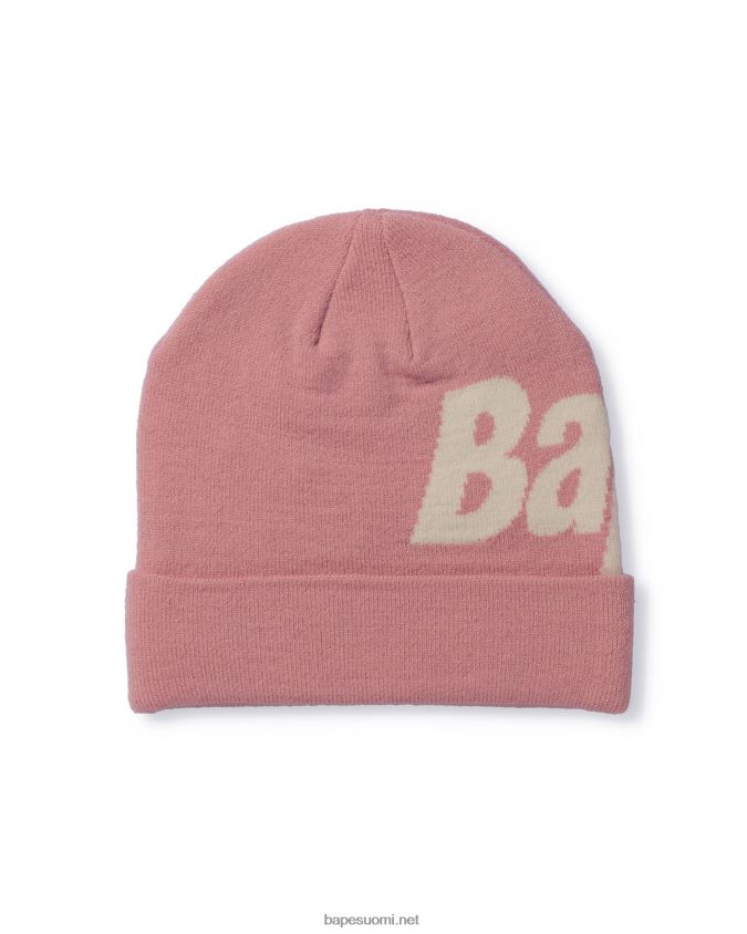 vaaleanpunainen miehet A Bathing Ape neulottu korkki 8HT2D8631