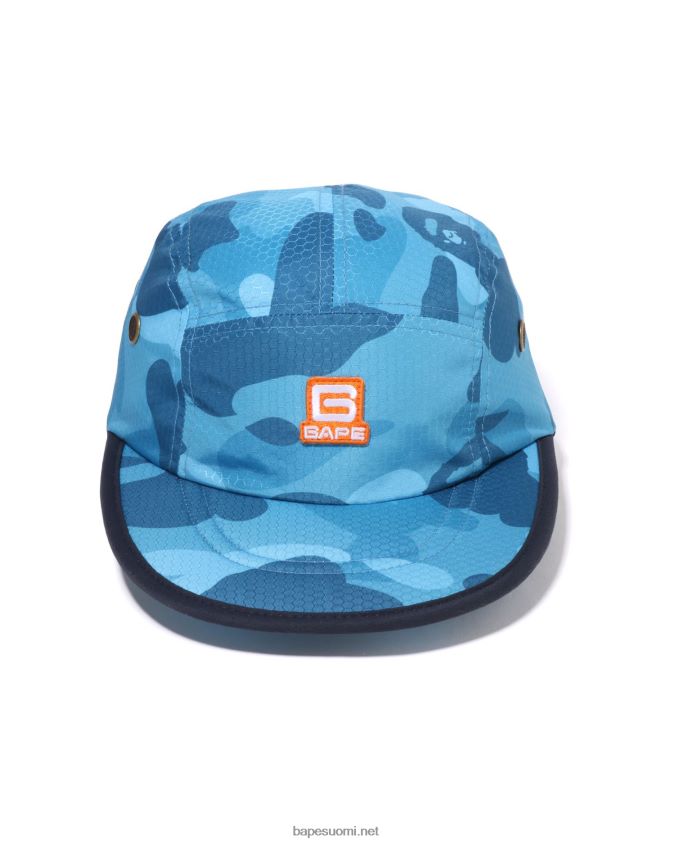 vaaleansininen miehet A Bathing Ape hunajakennomainen camo jet cap 8HT2D8413