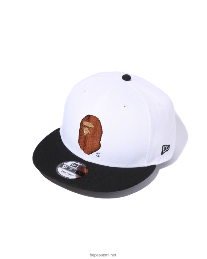 valkoinen miehet A Bathing Ape x new era head 9 fifty cap 8HT2D8563