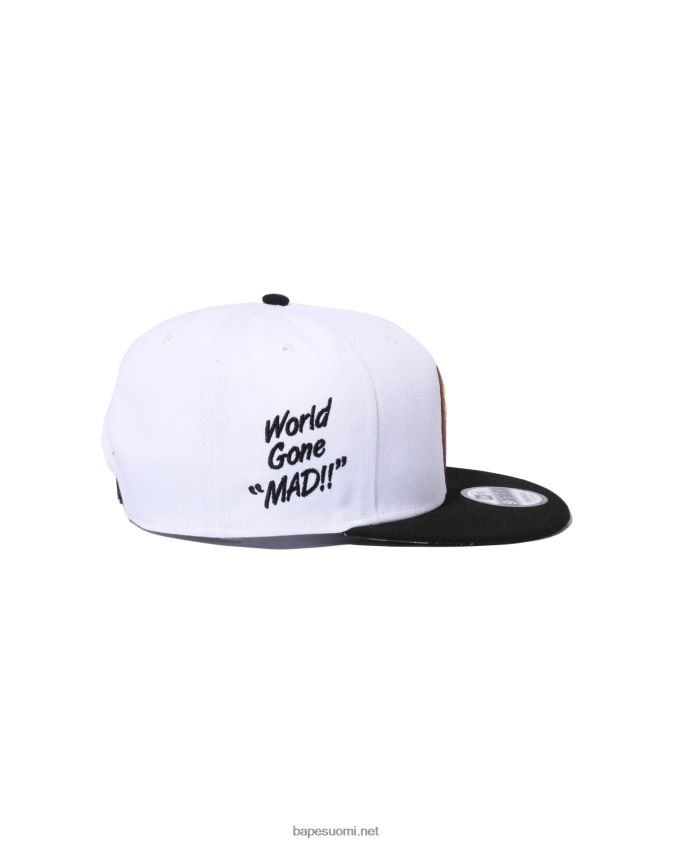 valkoinen miehet A Bathing Ape x new era head 9 fifty cap 8HT2D8563