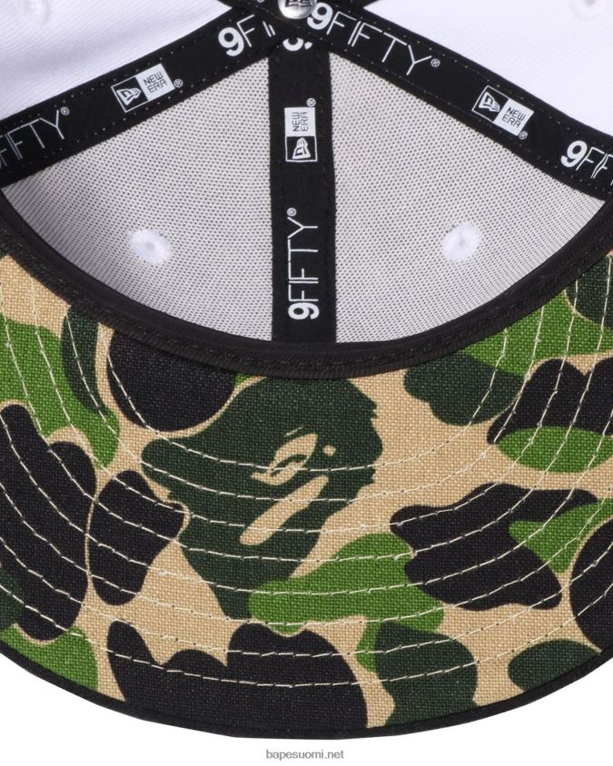 valkoinen miehet A Bathing Ape x new era head 9 fifty cap 8HT2D8563