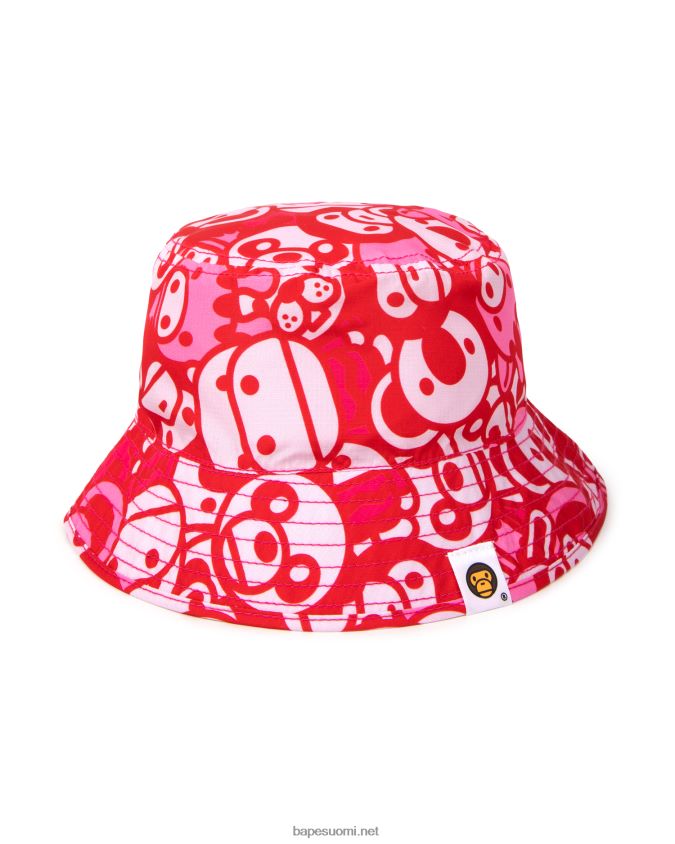 violetti miehet A Bathing Ape baby milo bucket hattu 8HT2D8574