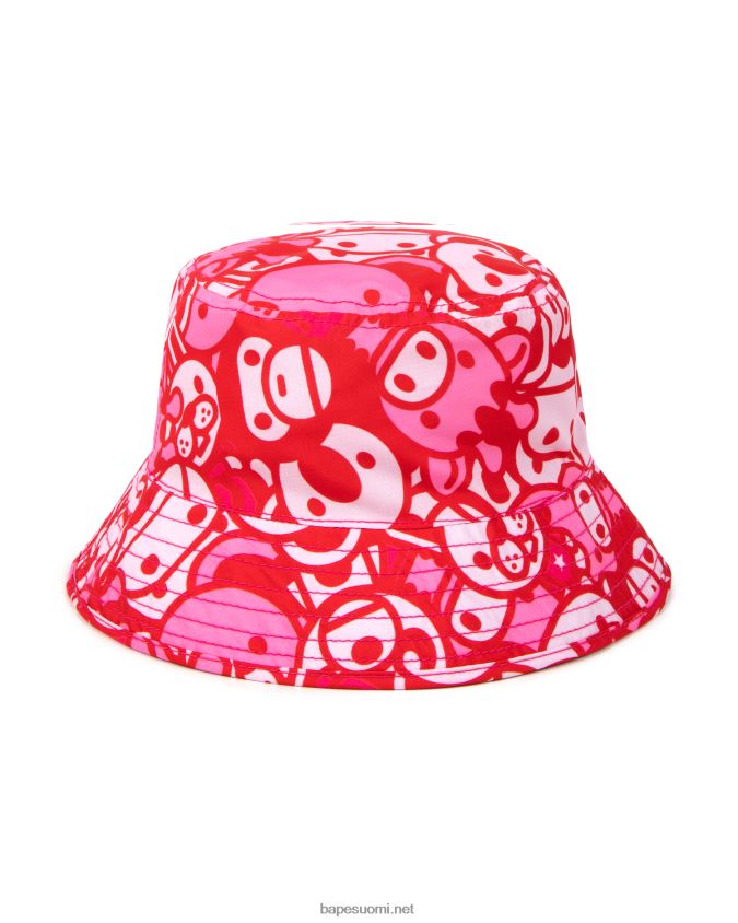 violetti miehet A Bathing Ape baby milo bucket hattu 8HT2D8574