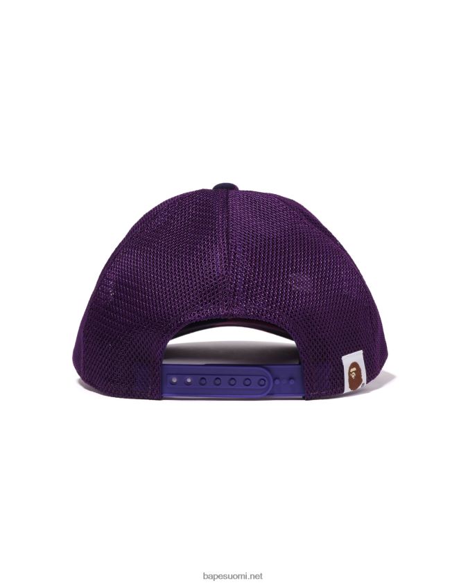 violetti miehet A Bathing Ape värillinen camo nyc logo verkkokorkki 8HT2D8535