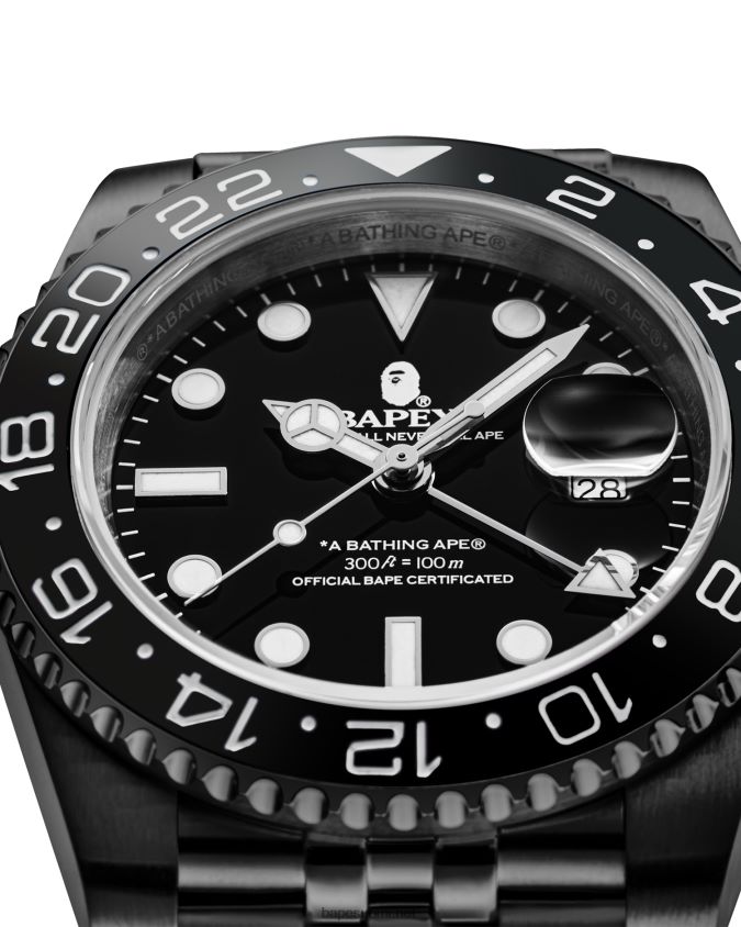 musta miehet A Bathing Ape tyyppi 2 8HT2D8448