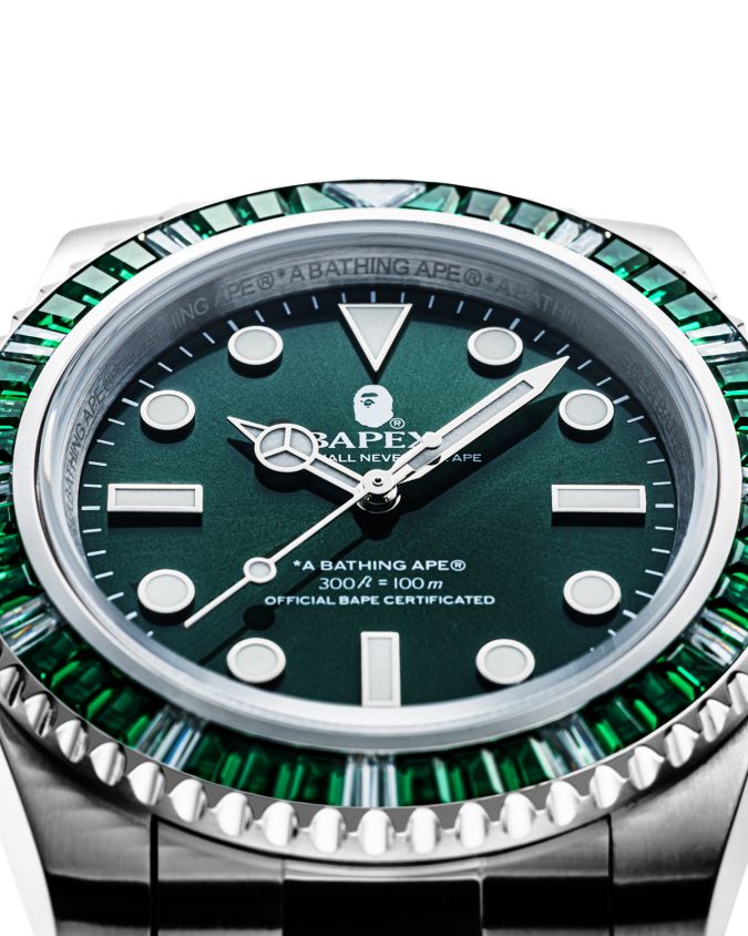 smaragdi miehet A Bathing Ape tyypin 1 kristallikivi 8HT2D8432