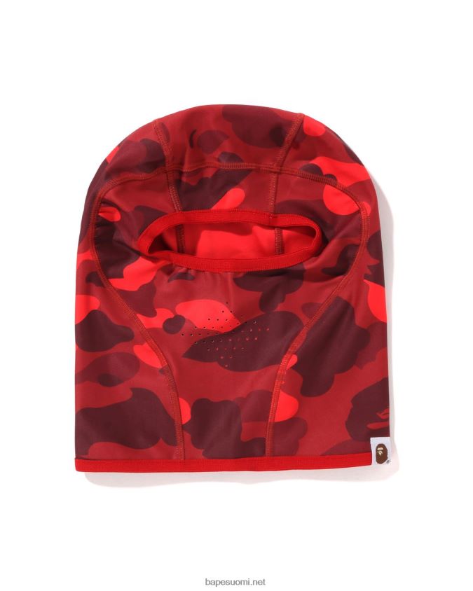 kirkkaan punainen miehet A Bathing Ape väri camo balaclava 8HT2D8531