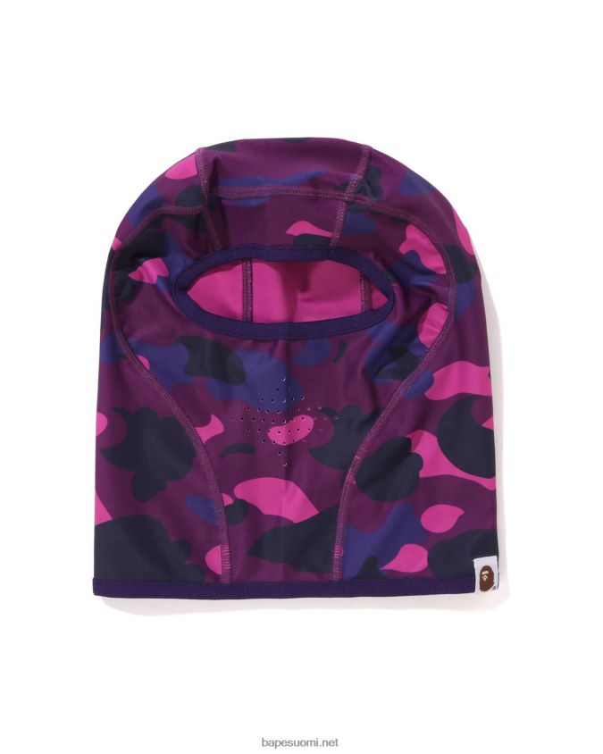 violetti miehet A Bathing Ape väri camo balaclava 8HT2D8530