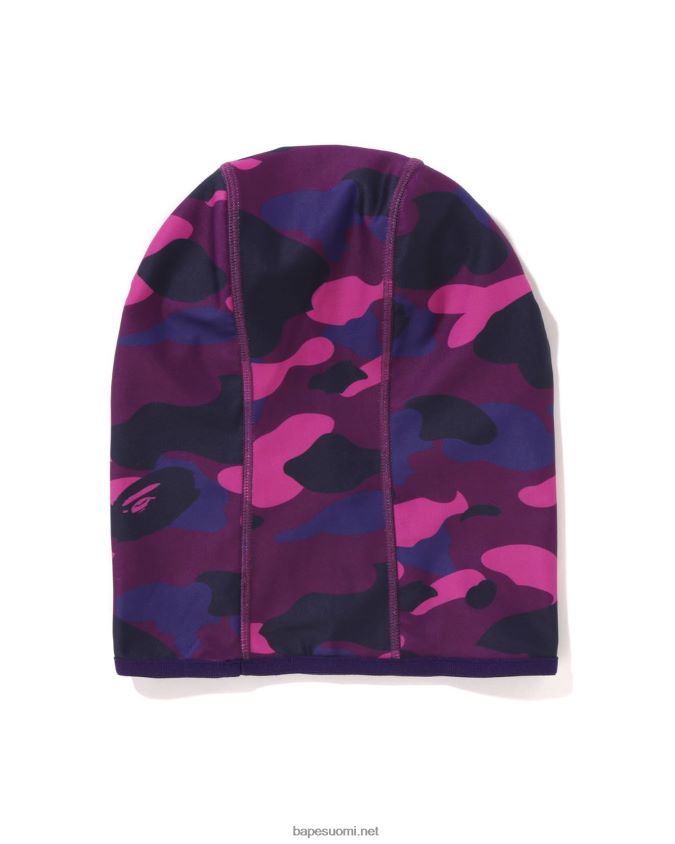 violetti miehet A Bathing Ape väri camo balaclava 8HT2D8530