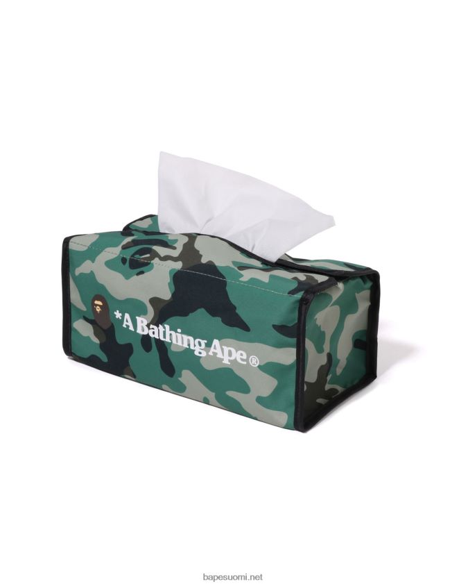 armeijan vihreä miehet A Bathing Ape Woodland Camo -matkapaperilaukku 8HT2D8455