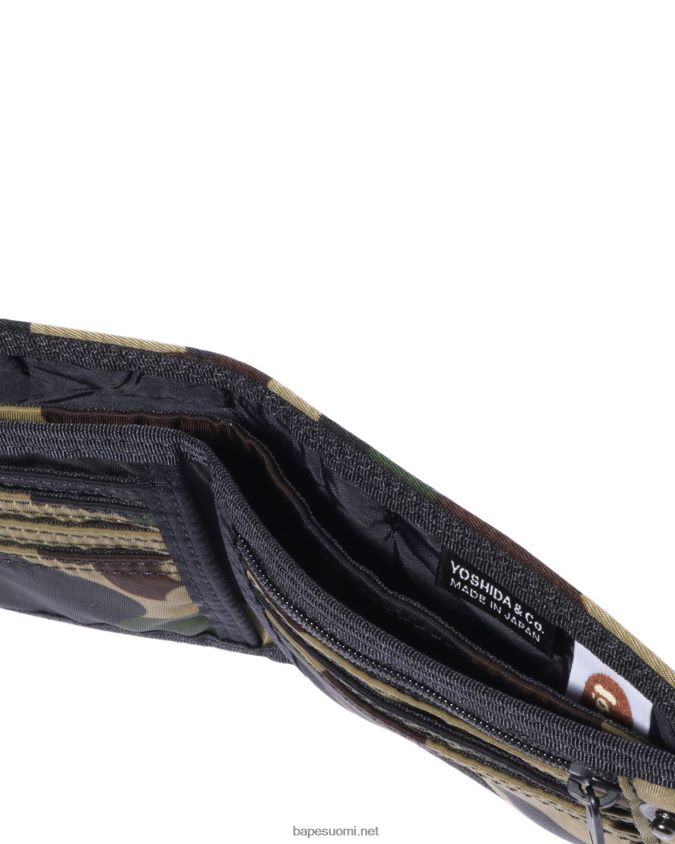 armeijan vihreä miehet A Bathing Ape porter 1st camo lompakko 8HT2D8573