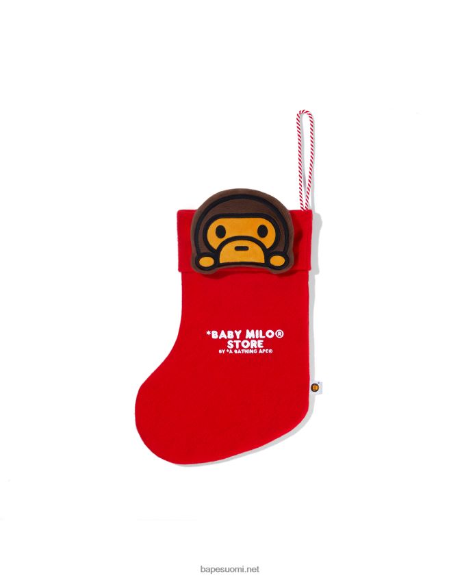 kirkkaan punainen miehet A Bathing Ape baby milo sukkalahjapakkaus 8HT2D8623