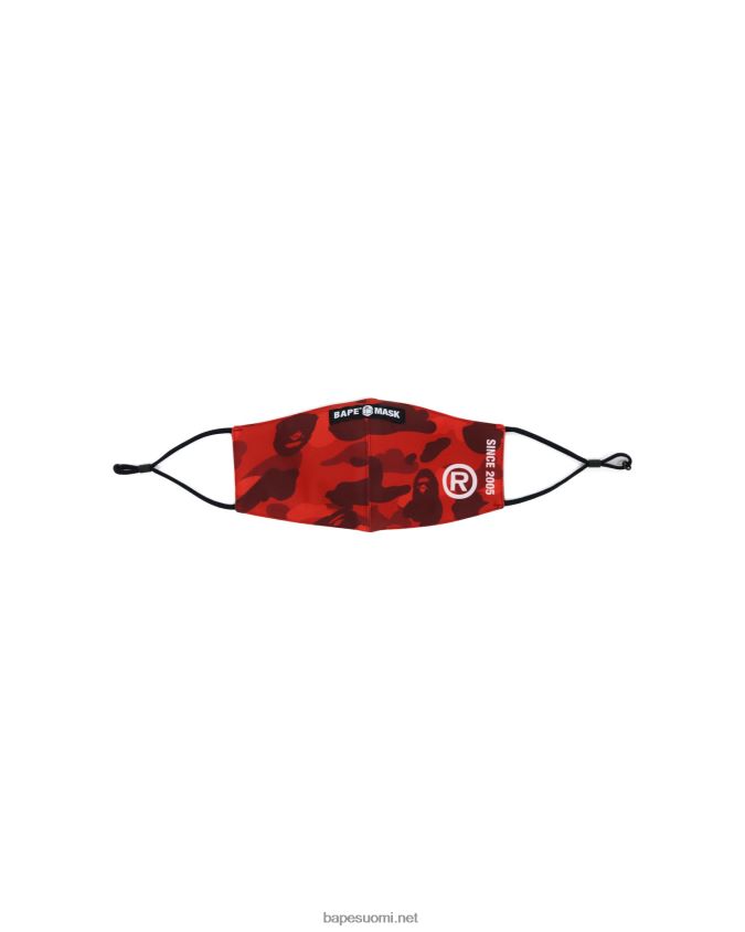 kirkkaan punainen miehet A Bathing Ape värillinen camo-naamio 8HT2D8649