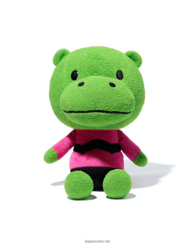 syksyn vihreä miehet A Bathing Ape istuva virtahepo pehmo nukke 8HT2D81162