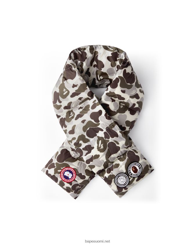 harmaa miehet A Bathing Ape x kanadanhanhi x käsitteet abc camo untuvahuivi 8HT2D8615