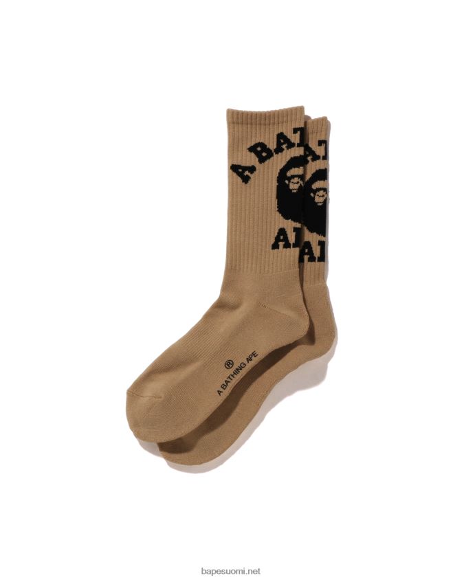 beige miehet A Bathing Ape college sukat 8HT2D8424