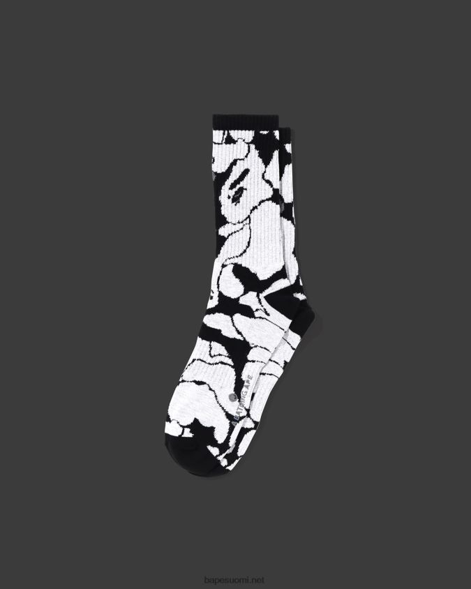 musta miehet A Bathing Ape heijastavat camo-sukat 8HT2D8407