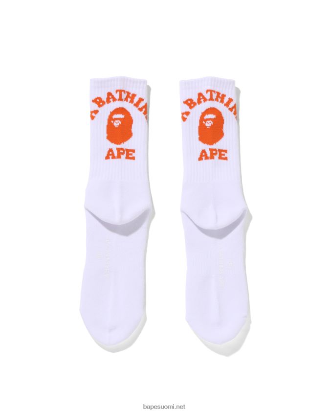 oranssi miehet A Bathing Ape college sukat 8HT2D8588