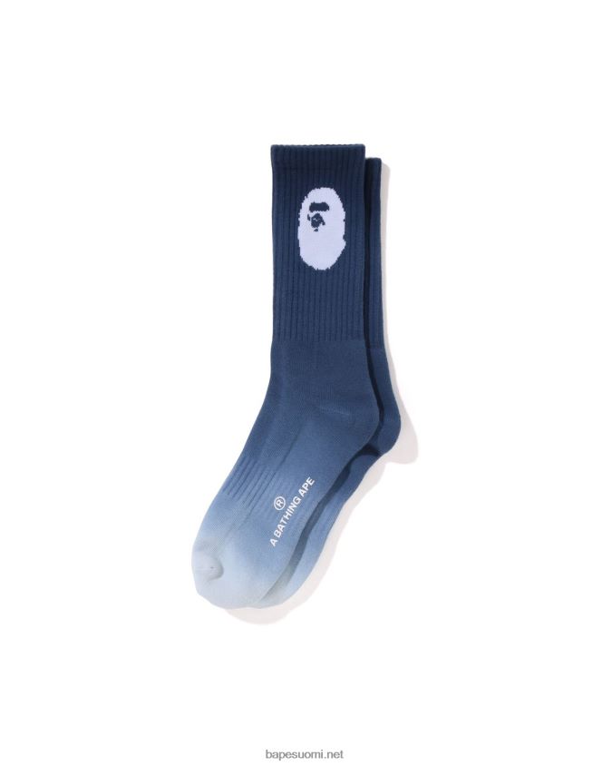 sininen miehet A Bathing Ape asteittaiset sukat 8HT2D8600