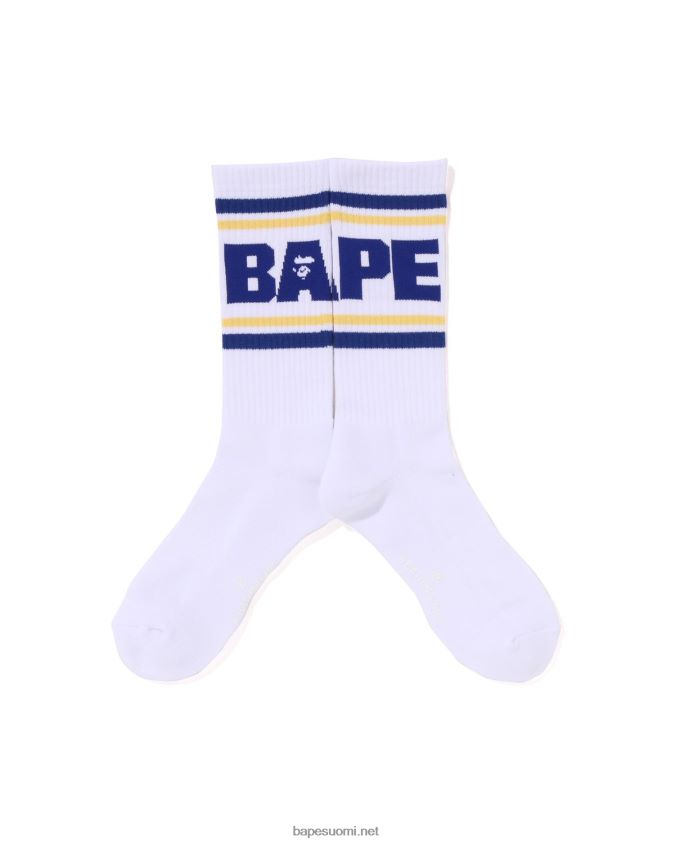 sininen miehet A Bathing Ape rivi sukat 8HT2D8437
