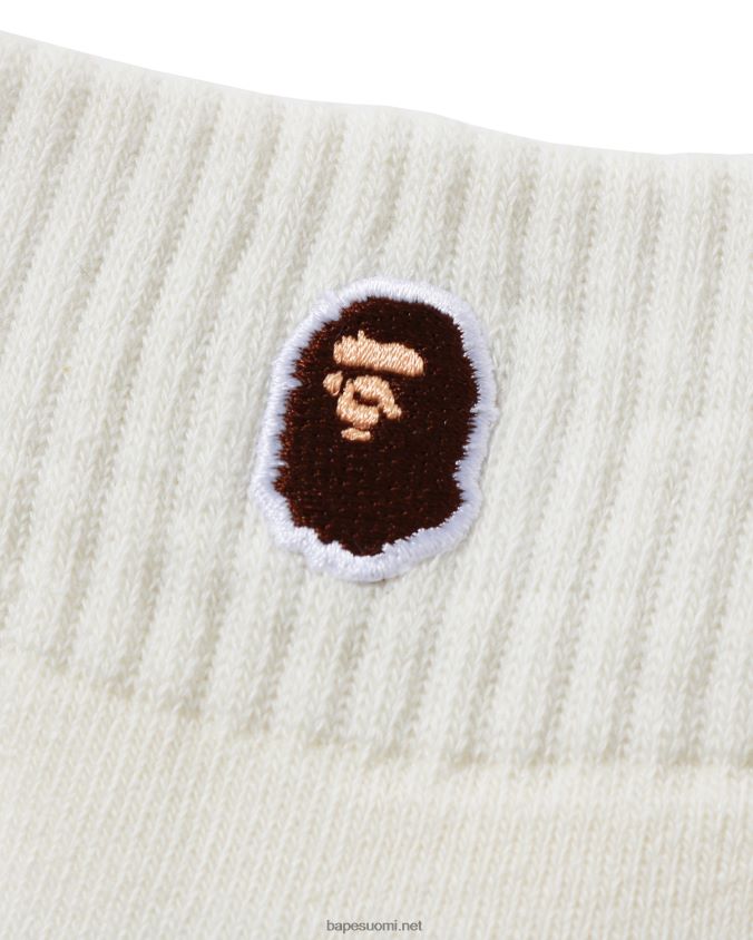 valkoinen miehet A Bathing Ape pään yhden pisteen nilkkasukat 8HT2D8513