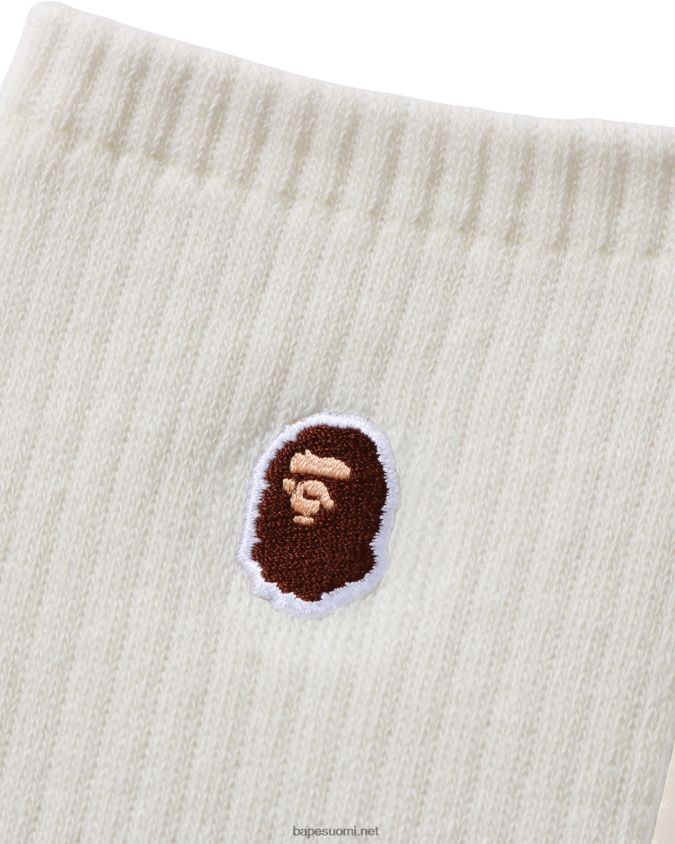 valkoinen miehet A Bathing Ape pään yhden pisteen sukat 8HT2D8504
