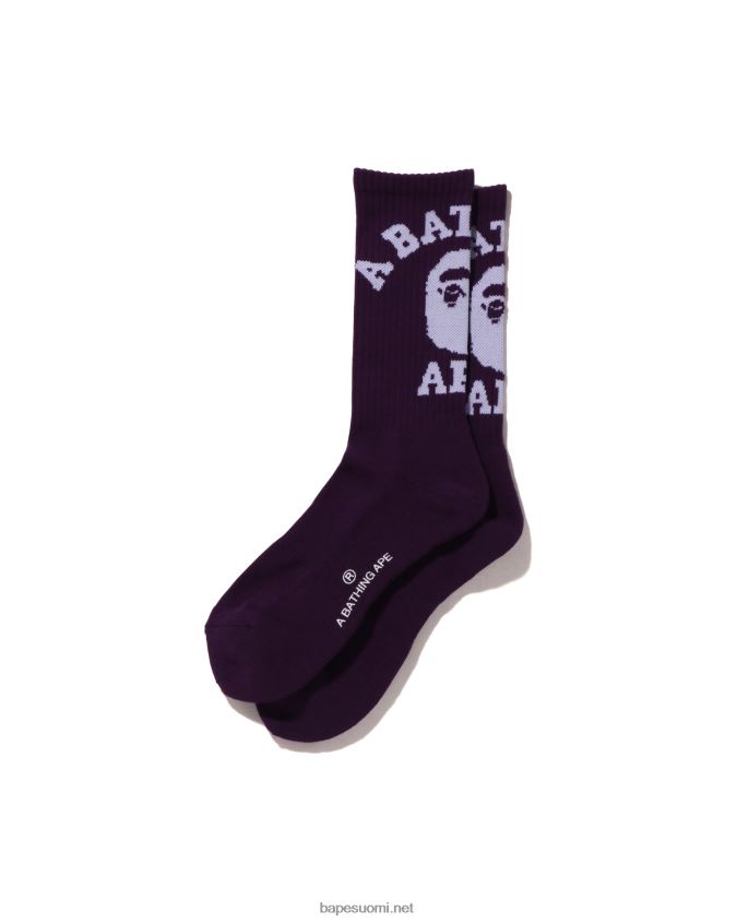 violetti miehet A Bathing Ape college sukat 8HT2D8427