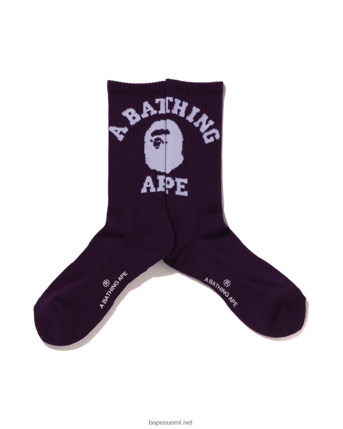 violetti miehet A Bathing Ape college sukat 8HT2D8427