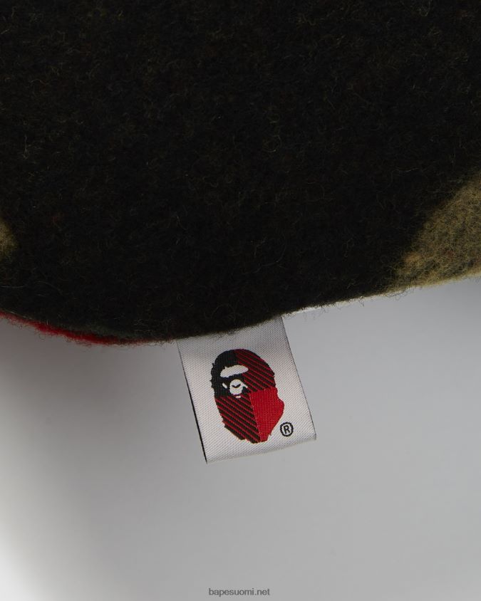 kirkkaan punainen miehet A Bathing Ape x Woolrich päätyyny 8HT2D8580