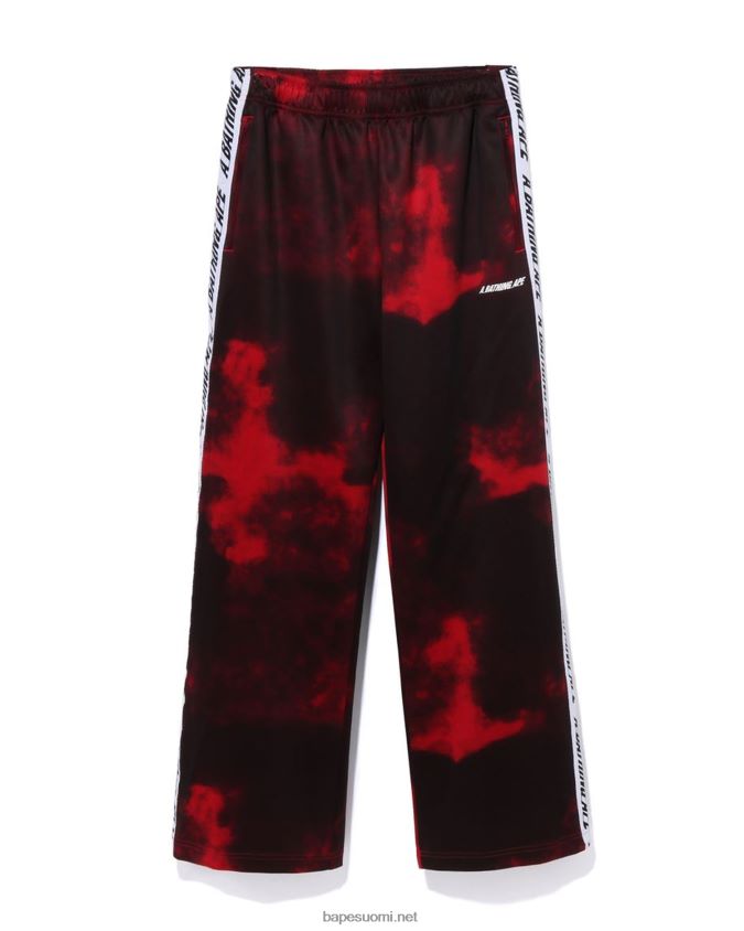kirkkaan punainen miehet A Bathing Ape solmittava verryttelyhousut 8HT2D8239