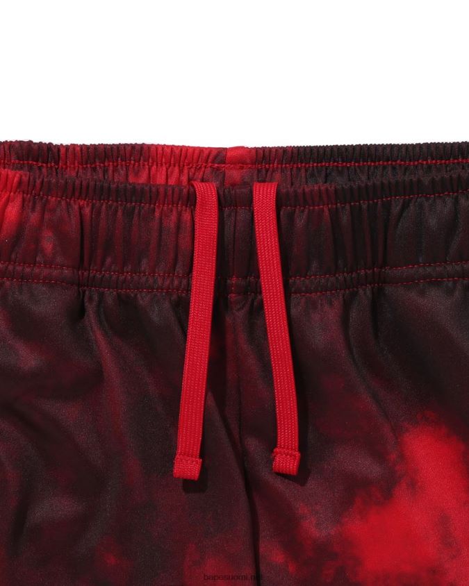 kirkkaan punainen miehet A Bathing Ape solmittava verryttelyhousut 8HT2D8239
