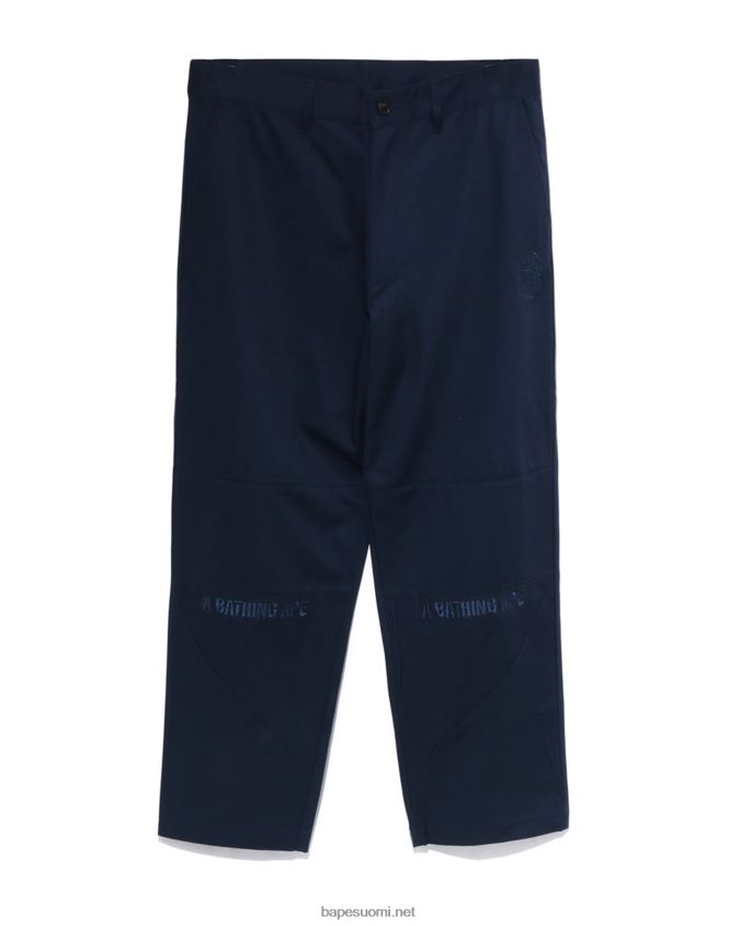 laivastonsininen miehet A Bathing Ape löysät chinohousut 8HT2D8292