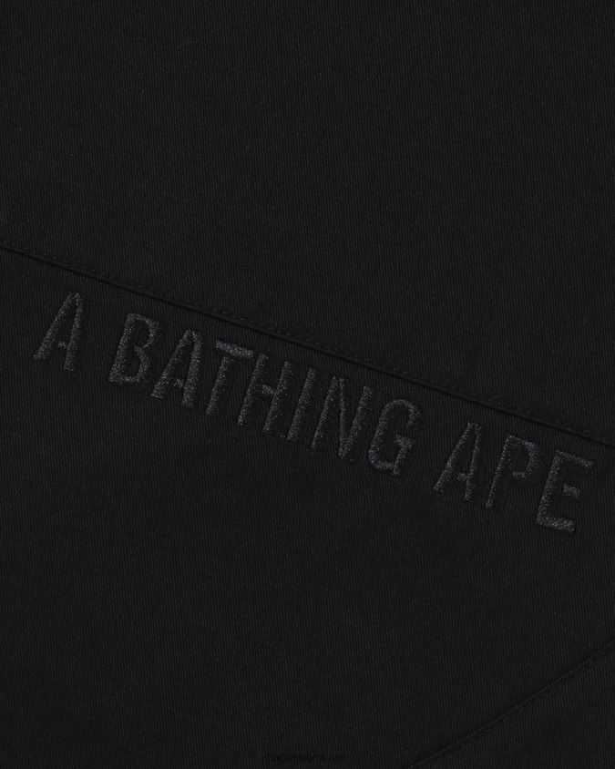 musta miehet A Bathing Ape löysät chinohousut 8HT2D8291