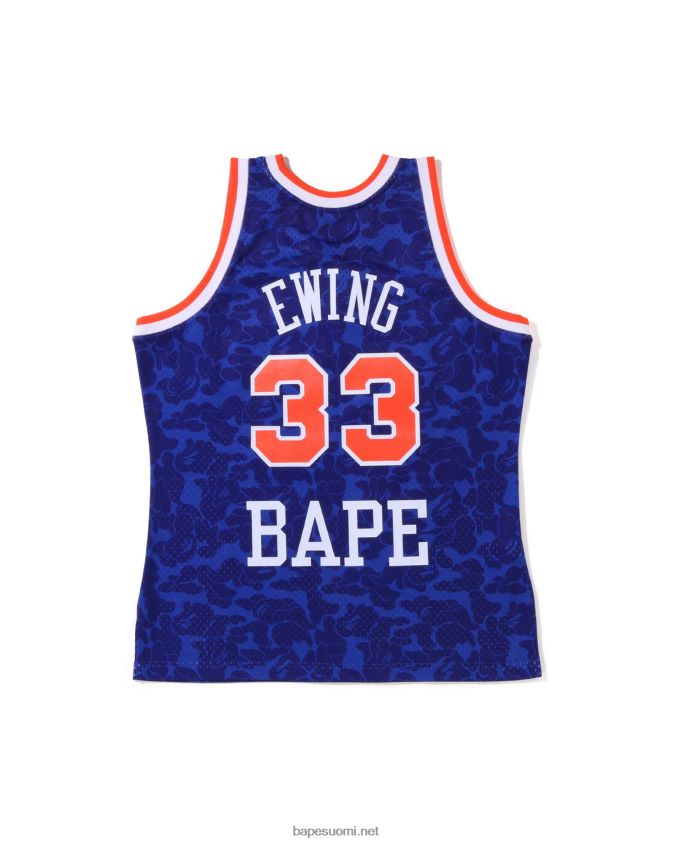 sininen miehet A Bathing Ape x m&n new york knicks toppi 8HT2D8374