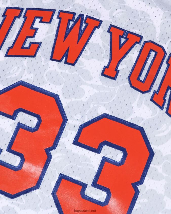 valkoinen miehet A Bathing Ape x m&n new york knicks toppi 8HT2D8375