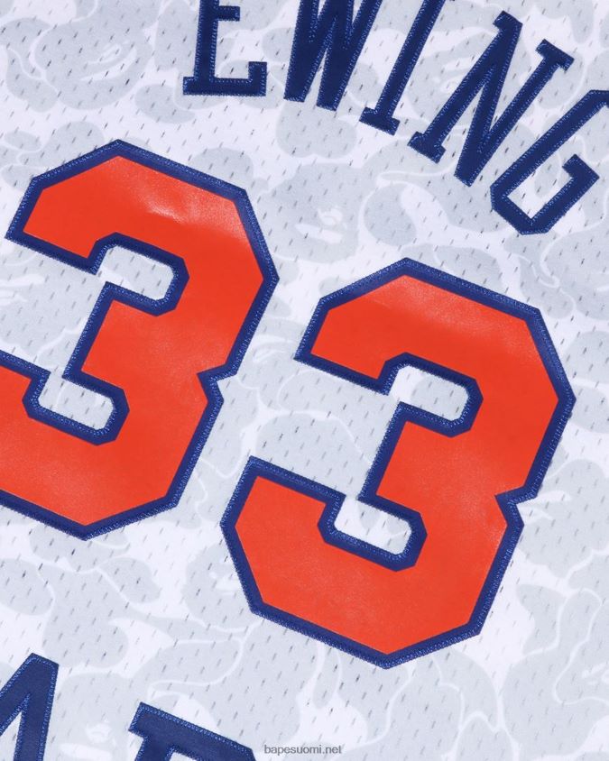 valkoinen miehet A Bathing Ape x m&n new york knicks toppi 8HT2D8375