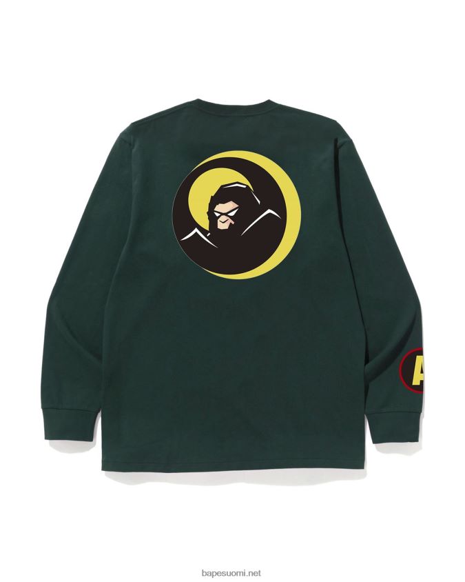 armeijan vihreä miehet A Bathing Ape varjo t-paita 8HT2D8108