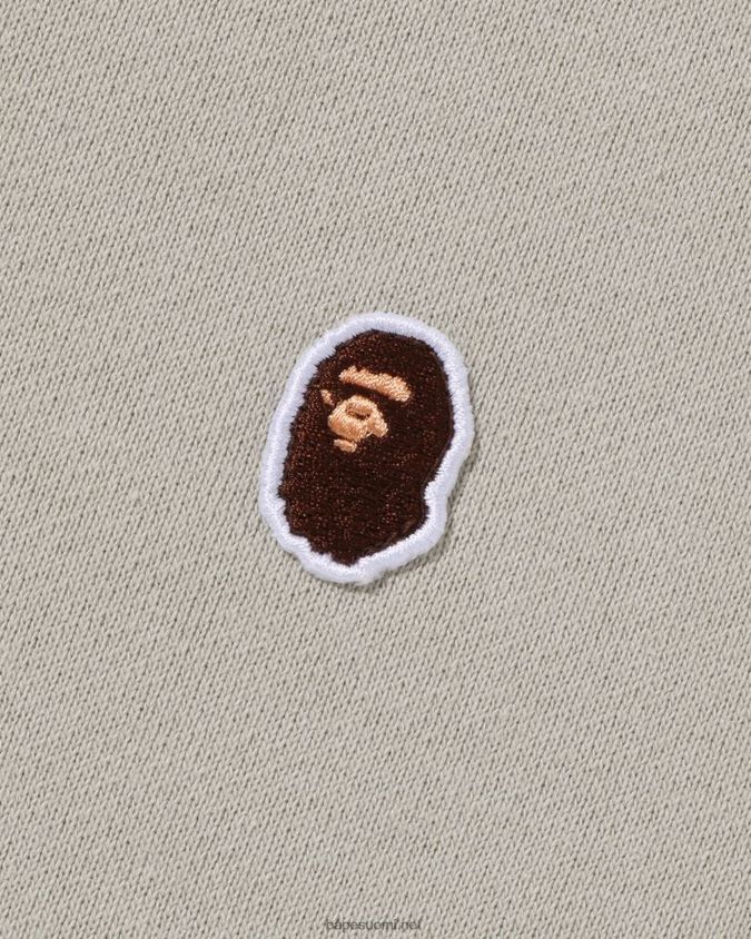 beige miehet A Bathing Ape pään yhden pisteen rento istuvuus crewneck 8HT2D8304