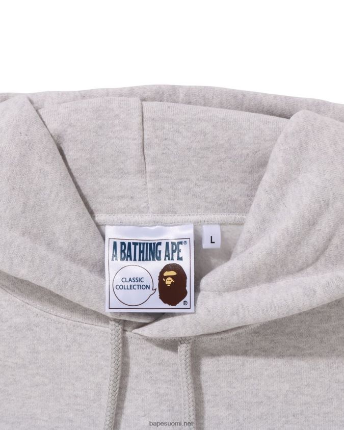 harmaa miehet A Bathing Ape rennosti istuva neulehuppari 8HT2D8285