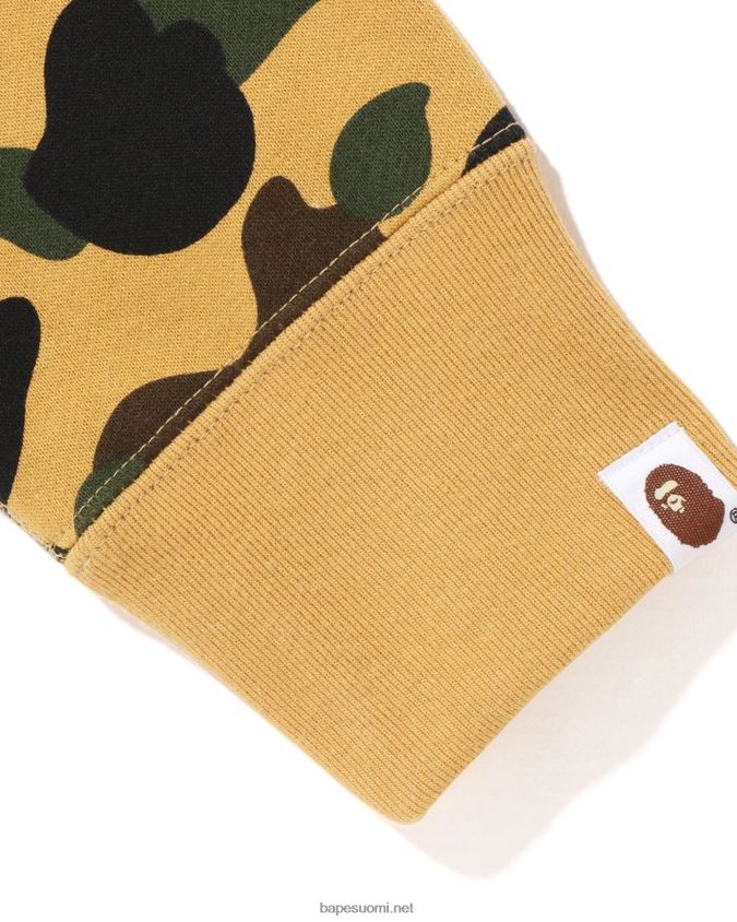 keltainen miehet A Bathing Ape 1. camo crewneck 8HT2D8367