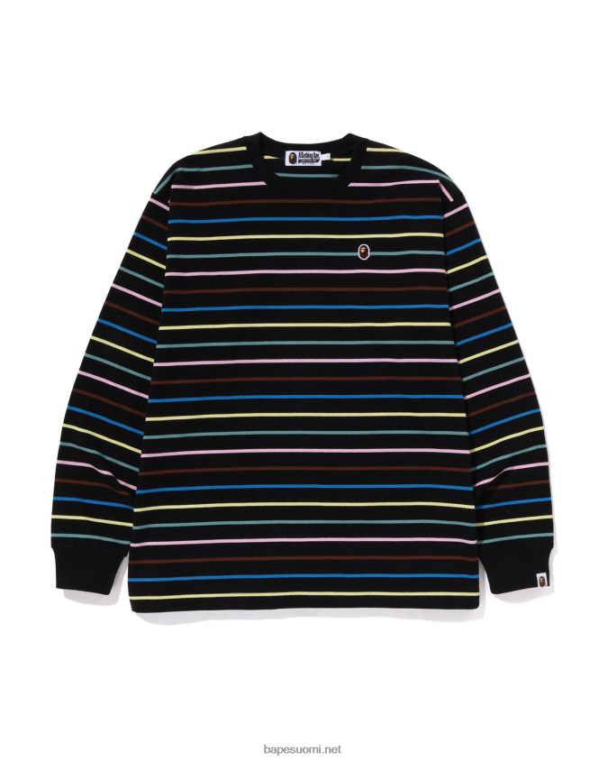 musta miehet A Bathing Ape Rento malli t-paita 8HT2D8288