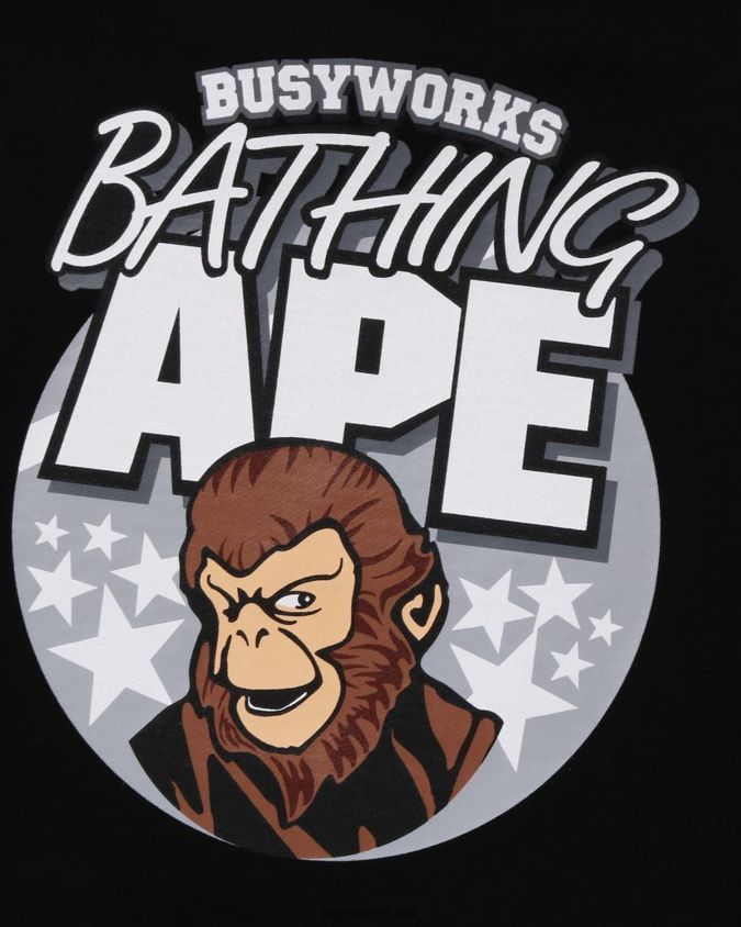 musta miehet A Bathing Ape rennosti istuva neulehuppari 8HT2D8284