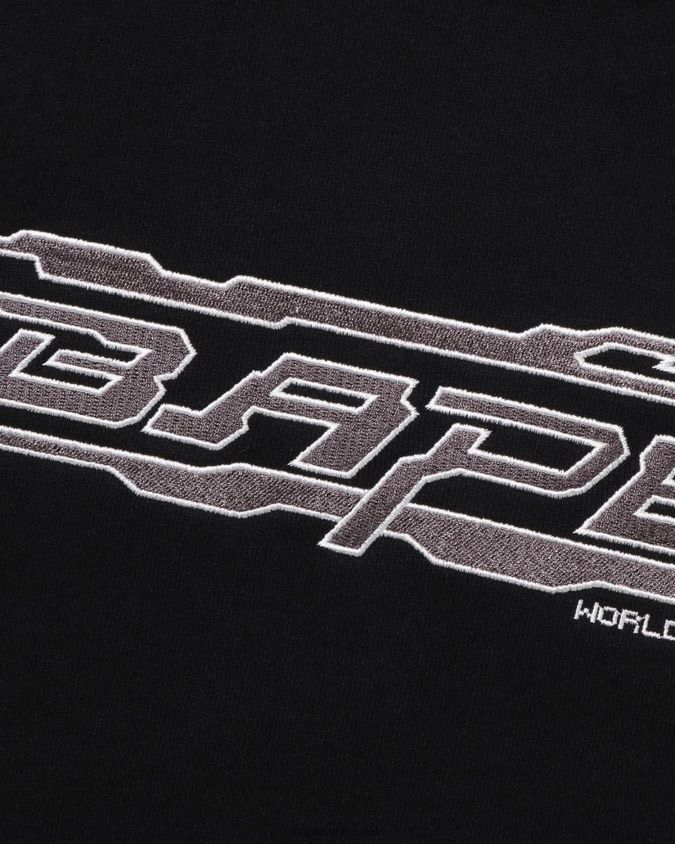 musta miehet A Bathing Ape tikkattava neulehuppari 8HT2D8315