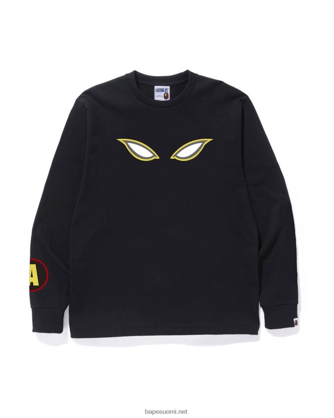 musta miehet A Bathing Ape varjo t-paita 8HT2D8107