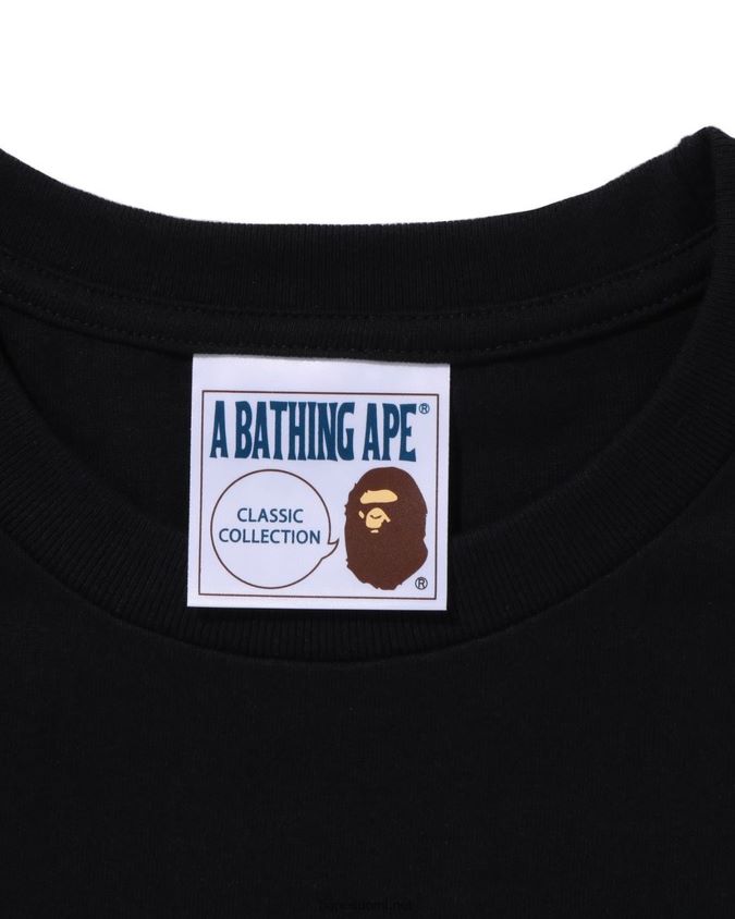 musta miehet A Bathing Ape varjo t-paita 8HT2D8107
