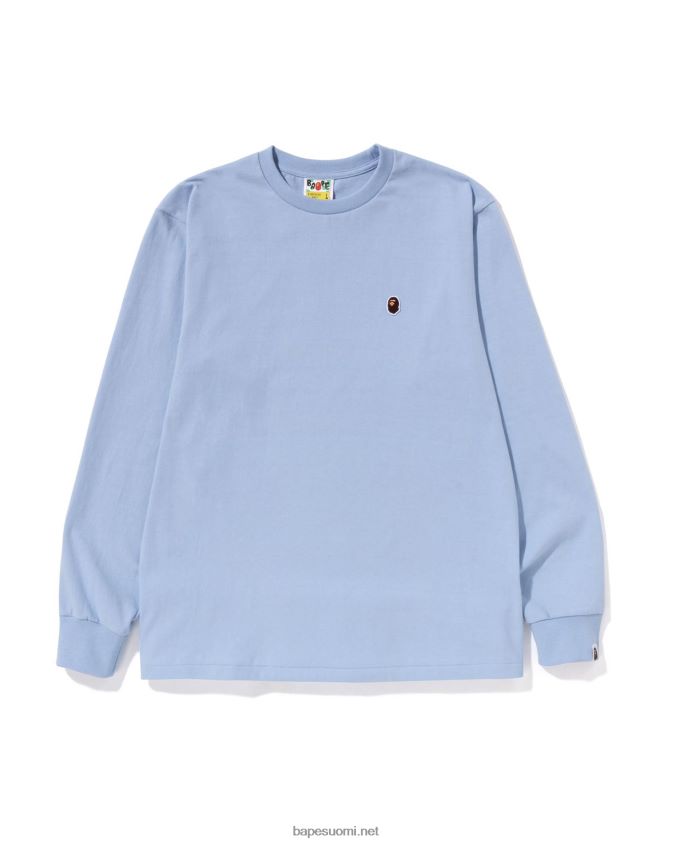vaaleansininen miehet A Bathing Ape pään yhden pisteen tee 8HT2D8338