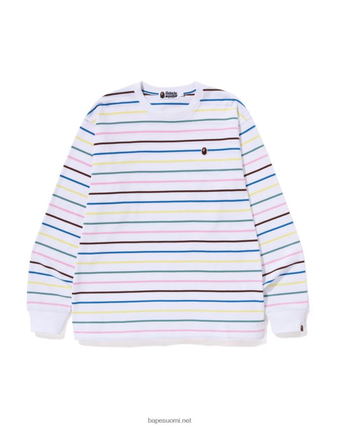 valkoinen miehet A Bathing Ape Rento malli t-paita 8HT2D8290