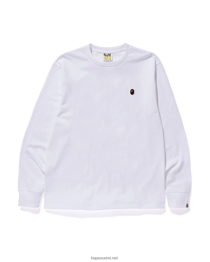 valkoinen miehet A Bathing Ape pään yhden pisteen tee 8HT2D8341
