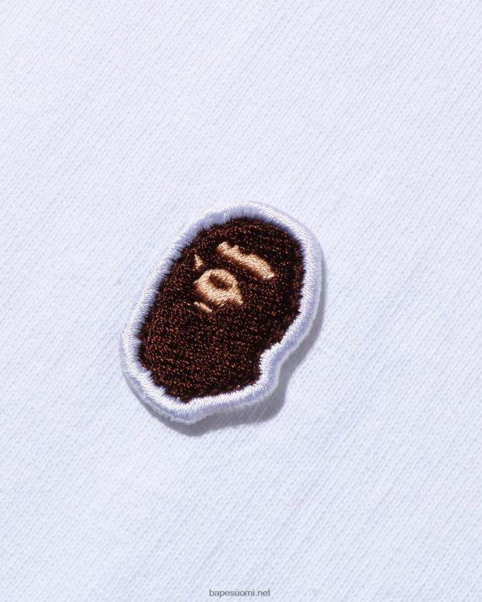 valkoinen miehet A Bathing Ape pään yhden pisteen tee 8HT2D8341